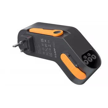 Nabíječka pro elektromobily LAPP MOBILITY Mobility Dock Type 2 na CEE 32A 7,4 kW Mode 2, 5 m kabel 65416