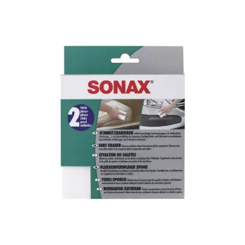 Čisticí houba SONAX Dirt Eraser 3balení melaminová pěna bílá 100 x 60 x 25 mm 416000