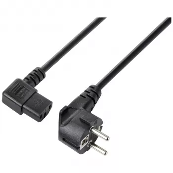 Napájecí kabel Sygonix SY-5243884 Schuko na IEC C13 5 m černý