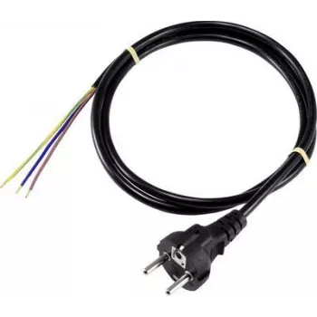Napájecí kabel SYGONIX SY-5178372 CEE 7/7 na IEC C13 5 m černý