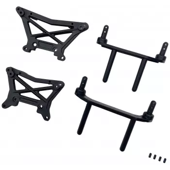Reely RE-8378430 Damper Bridge & Body Mount Replacement for Rhino 2WD and Dune Fighter 2WD