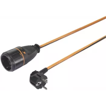 Prodlužovací kabel Sygonix SY-5597568 16 A černo-oranžový 5 m uzamykatelný