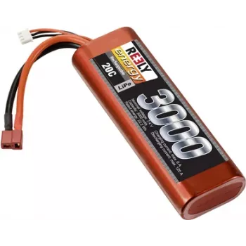 LiPo akumulátor Reely 7,4 V 3000 mAh 2S 20C Stick Hardcase T-Plug (RE-7863792)