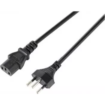 Napájecí kabel pro studené zařízení Sygonix SY-5243896 CEE 7/7 na IEC C13 zahnutý 5 m černý