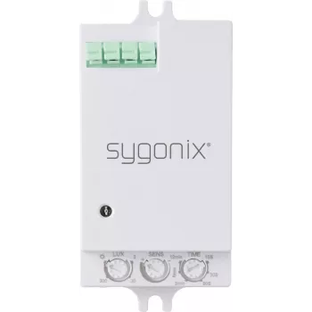 Stropní/nástěnný PIR detektor přítomnosti Sygonix SY-6879924, 180°/360°, relé, bílý