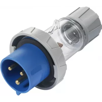 CEE karavanová zástrčka Sygonix SY-5873150 32 A 3pólová 230 V/AC IP67 transparentní