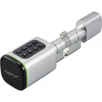 Bluetooth cylindrická vložka chytrého zámku Sygonix SY-6121660 třída C s podsvícenou klávesnicí