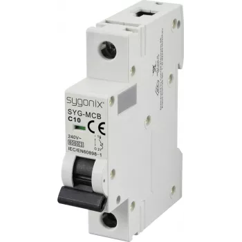 Jistič SYG-MCB 1P C10 6kA Sygonix SY-6440888 10 A 240 V/AC