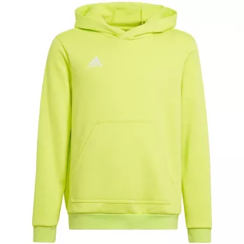 Mikina s kapucí adidas Entrada 22 Hoody HC5069, limetková, 116 cm
