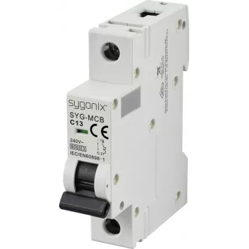Jistič SYG-MCB 1P C13 6kA Sygonix SY-6440890 13A 240V AC