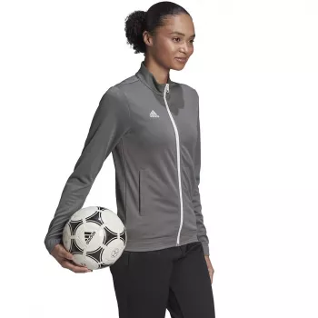 Tréninková bunda adidas Entrada 22 šedá H57527 XS