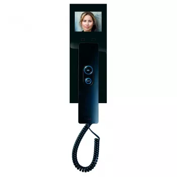 Videotelefon vnitřní stanice M-E MODERN-ELECTRONICS VDV 505 SS se sluchátkem, černá