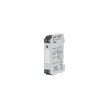 Rozhraní reléový modul METZ CONNECT KRA-M4/1, 1 přepínací kontakt, cívka 24 V AC, bílý 11061313