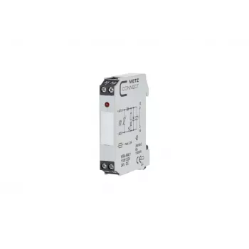Rozhraní reléový modul METZ CONNECT KRA-M4/1, 4 přepínací kontakty, cívka 24 V AC, 250 V AC, bílý 11061325