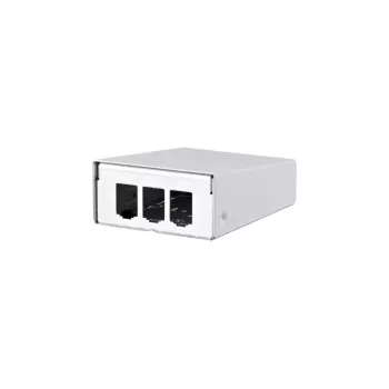 Povrchové pouzdro METZ BTR E-DAT modul, 3násobné, neosazené, čistě bílá RAL9010 130861-0302-E