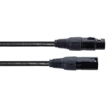 Cordial ED 5 FM XLR Connection Cable 5m Black 14902