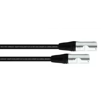 Cordial 15622 CAT 6a SF/UTP Patch Cable 5m Black PUR