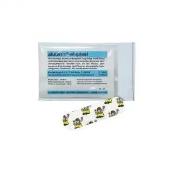 SÖHNGEN Aluderm Aluplast Plaster Refill Set for Clown Dispenser, 25 Pieces, Skin-Tone, Hypoallergenic, Latex-Free 1009921