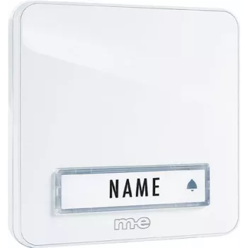 Tlačítko zvonku M-E MODERN-ELECTRONICS KTA-1 W, na omítku, bílé