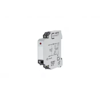 Schnittstellenrelaismodul METZ CONNECT KRA-M6/21 24V AC/DC, 1 CO kontakt, 6A, bílé 11061525
