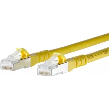 Patch kabel METZ CONNECT Cat.6A S/FTP, RJ45 na RJ45, 0,75m, šedý, 10GBase-T, 130845B077-E
