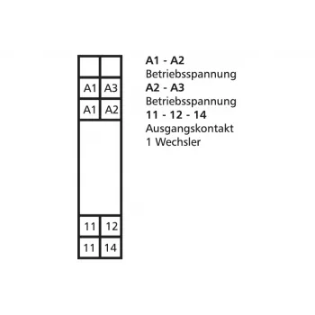 Výkonové relé METZ CONNECT KRA-S-F8/21 24V DC 8A SPDT šedé DIN lišta 11070613
