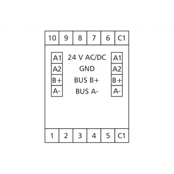 Modbus digitální vstupní modul METZ Connect 10DI 24VAC/VDC (1108311319)