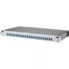 Patch panel METZ CONNECT 1502697424-E Cat.6A stíněný 24portový 1U, bez nástrojů IDC, světle šedý