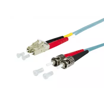 Optický patch kabel METZ OpDAT 151J1JOAOA0E LC-Duplex na ST OM3 multimode, 10 m