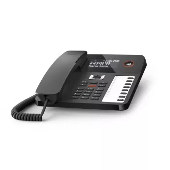 Stolní telefon Gigaset DESK 800A černý s drátovým připojením a záznamníkem