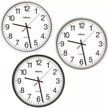 Nástěnné hodiny PEWETA černé 44.130.212