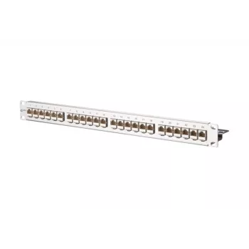 Patch panel METZ CONNECT 130921-E EDATmod-MP24 24portový E-DAT modulový, nerez, 1U