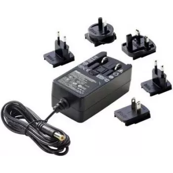 Pevný napájecí adaptér Dehner Elektronik 24V/DC 1A 24W s adaptéry UK, USA & Austrálie (27476)