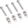 Hager ZZ44SF DIN Rail Mounting Bracket, 4-Pack, Grey
