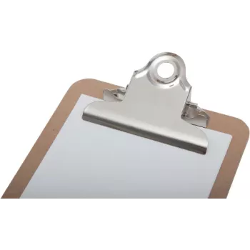 Podložka na psaní MAUL Clipboard MAULbill, sololit, 115 x 265 mm, kovová svorka, kapacita 15 mm, zaoblené rohy, hnědá 2391770