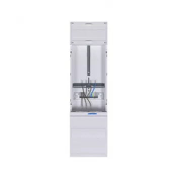 Kompletní elektroměrové pole Hager ZH23X7, 1 místo pro elektroměr, 1 místo pro předřadný elektroměr, 1patrové, 900x250mm, 5pólová sběrnice, 300mm, se sběrnicí