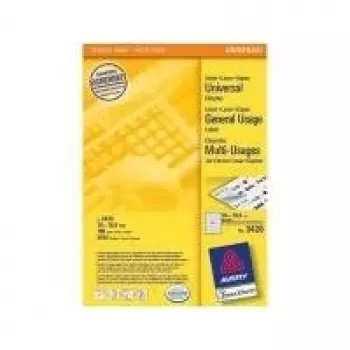 Etikety Avery 3420 s permanentním lepidlem bílé 70 x 16,9 mm 5100 etiket (100 listů x 51)