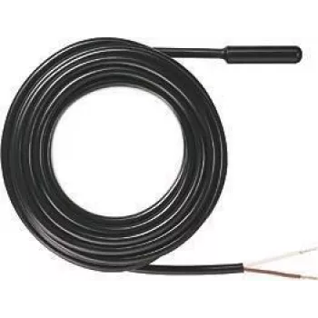 Dálkový podlahový teplotní senzor Gira pro regulátory pokojové teploty, NTC 10 kOhm, 4 m kabel, bílý 149300