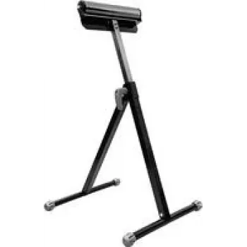 Válečkový stojan KWB 785910, výškově nastavitelný 670-1000 mm, nosnost 60 kg, skládací ocelový rám s pozinkovaným válečkem