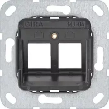 Nosný kroužek Gira 560400 pro Modular Jack 4, 2násobný, antracit