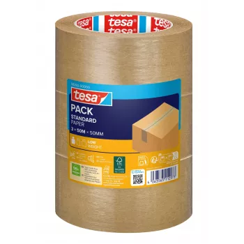tesa STANDARD ecoLogo® 58292 Balicí páska hnědá 50 m x 50 mm 3 role
