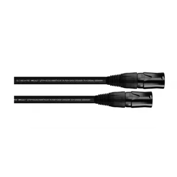 Cordial 15588 CAT 7a S/FTP Patch Cable, RJ45, 1 m, Black, PUR