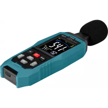 JOY-IT JT-SLM01 Měřák hladiny zvuku s barevným displejem a dataloggerem, 30-130 dB, 31,5 Hz - 8 kHz