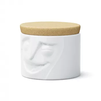 FIFTYEIGHT PRODUCTS BHS FIFTYEIGHT Storage Jar 900ml Cheerful White (T023101)