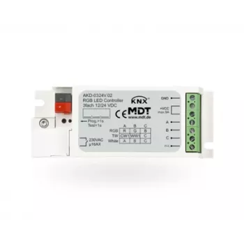 KNX LED ovladač MDT AKD-0324V.02, 3kanálový RGB/RGBW, 3A na kanál, pod omítku