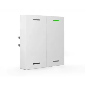 MDT BE-TAL63T2.01 KNX tlačítkový senzor Light 63, 2násobný, RGBW, teplotní senzor, studio bílé lesklé