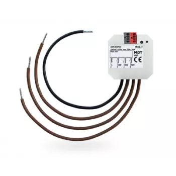 KNX 3kanálový podomítkový spínací aktor MDT AKK-03UP.03 10 A 230 V AC, kompaktní, 14 µF pro EVG a fan coil