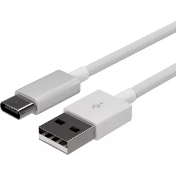 FLEXLINE FL31-13043 USB-A to USB-C Charge & Sync Cable, 2.0, ABS, White, 2m