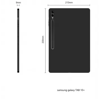 Zadní kryt MRDISC pro Samsung Galaxy Tab S10+ 5G 256 GB, černý TPU (MG-BCSGTABS105GSW)