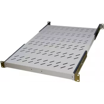 Pevná police do racku IT-BUDGET 19 inch, nosnost 150 kg, hloubka 650 mm, světle šedá 90ITB19FBX650G